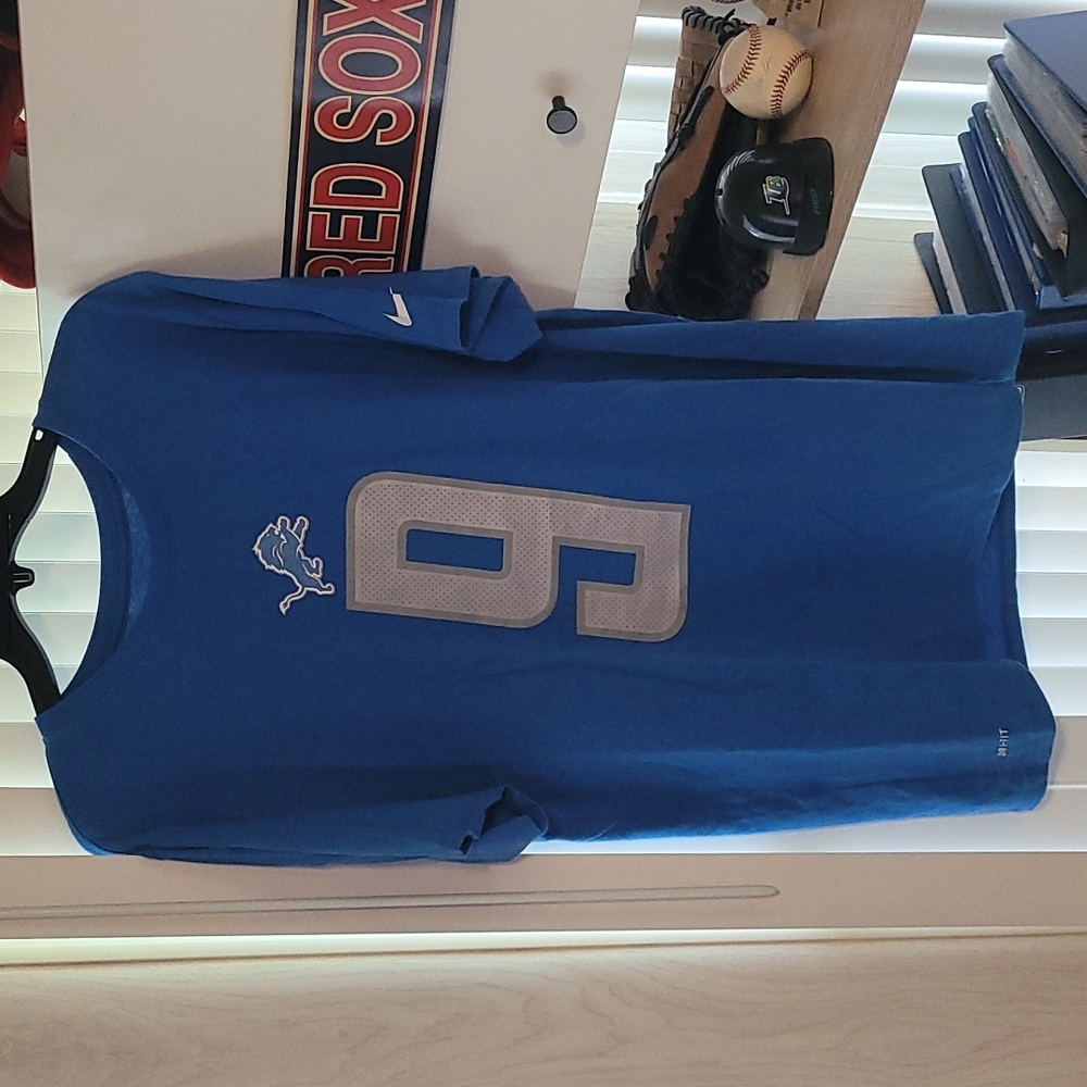 Nike Dri-Fit Mathew Stafford Detroit Lions Team Jersey/T-Shirt. XL.